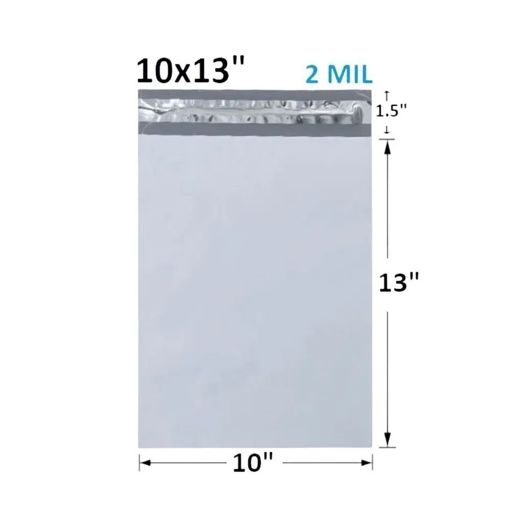 100 Poly Mailers Shipping Envelopes Self Sealing Plastic Mailing Bags 2 MIL